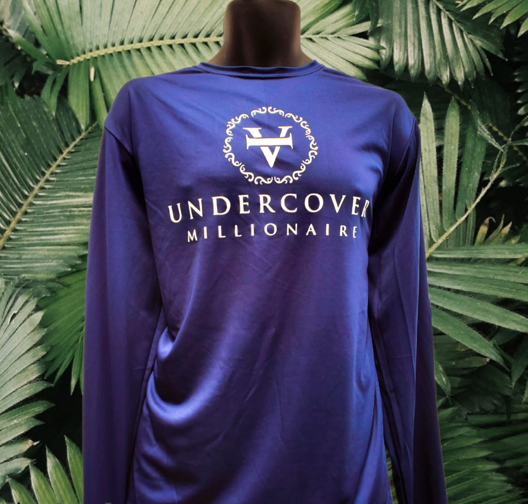 Navy Blue Long Sleeve Dri-Fit Cooling Performance Shirt