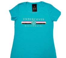 Load image into Gallery viewer, VUM Turquoise Short Sleeve Female T-Shirt (RW)
