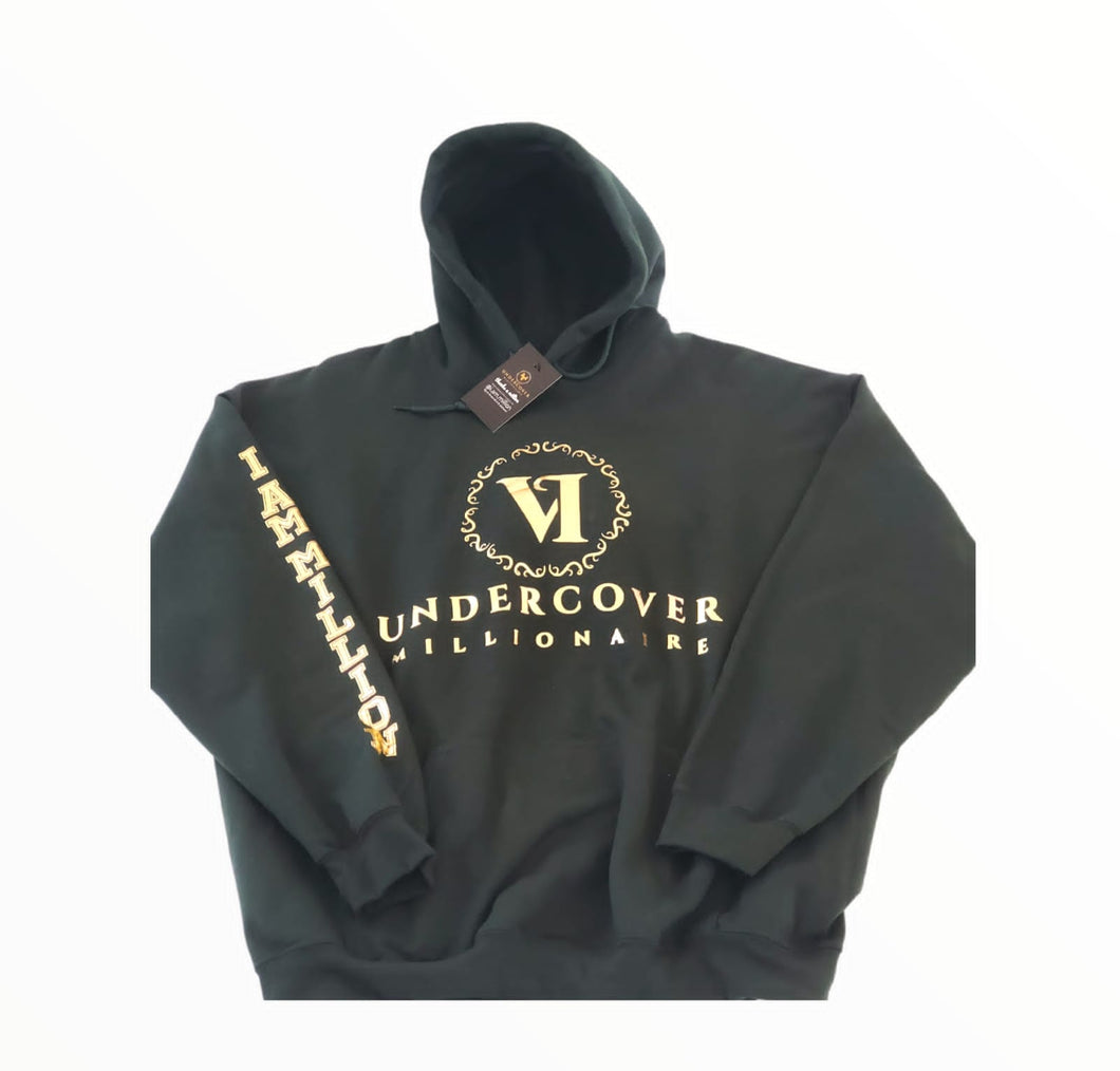 VUM Green Pullover Hoodie w/Kangaroo Pockets (GGG)