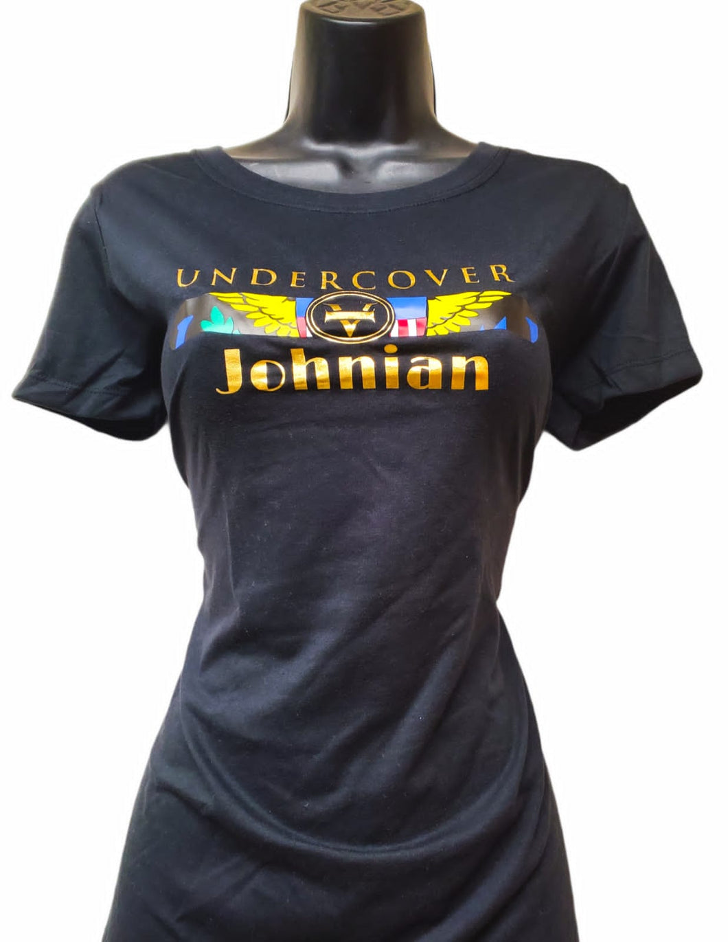 VUM Black Short Sleeve Female T-shirt (JVI)