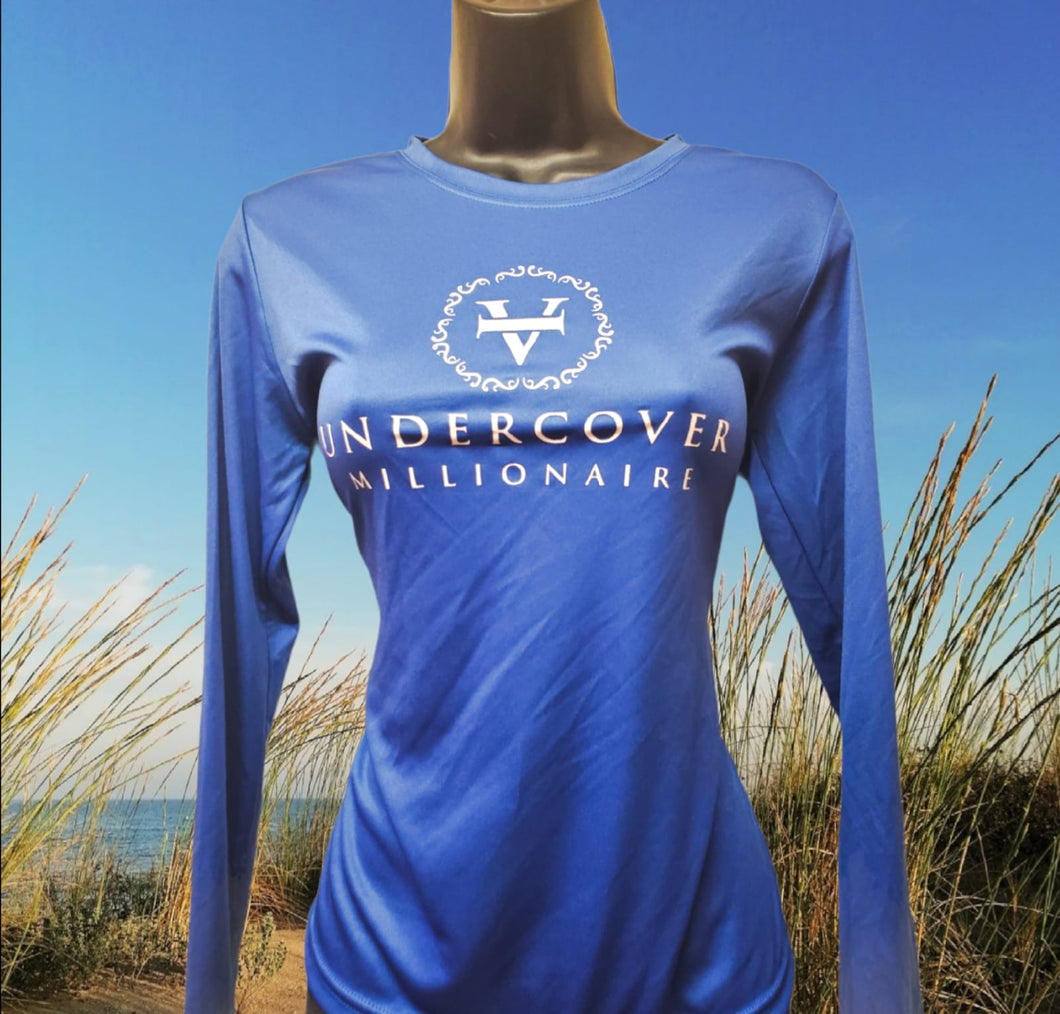 Royal Blue Long Sleeve Dri-Fit Cooling Performance Shirt