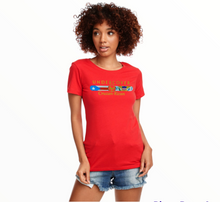 Load image into Gallery viewer, Cruzan-Rican women&#39;s tshirt.
